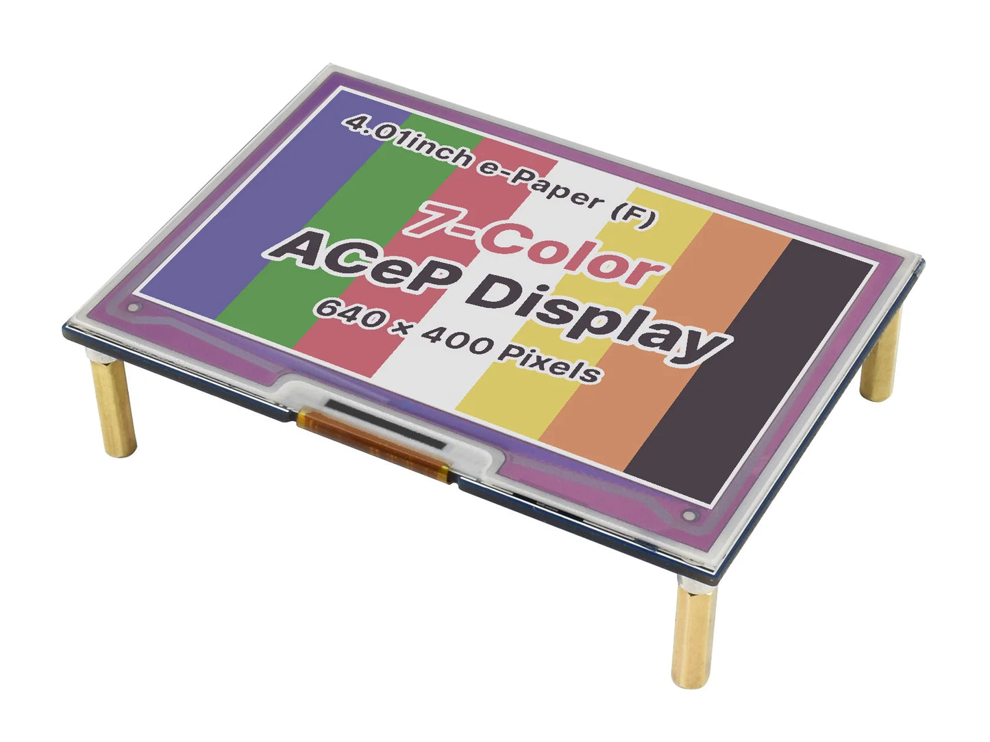 Custom 4.01Inch Kleurrijke E-Papier E-Ink Display Hoed Voor Raspberry Pi 640x400 Pixels Acep 7-Kleur Spi-interface Custom PCB android Manufacturer