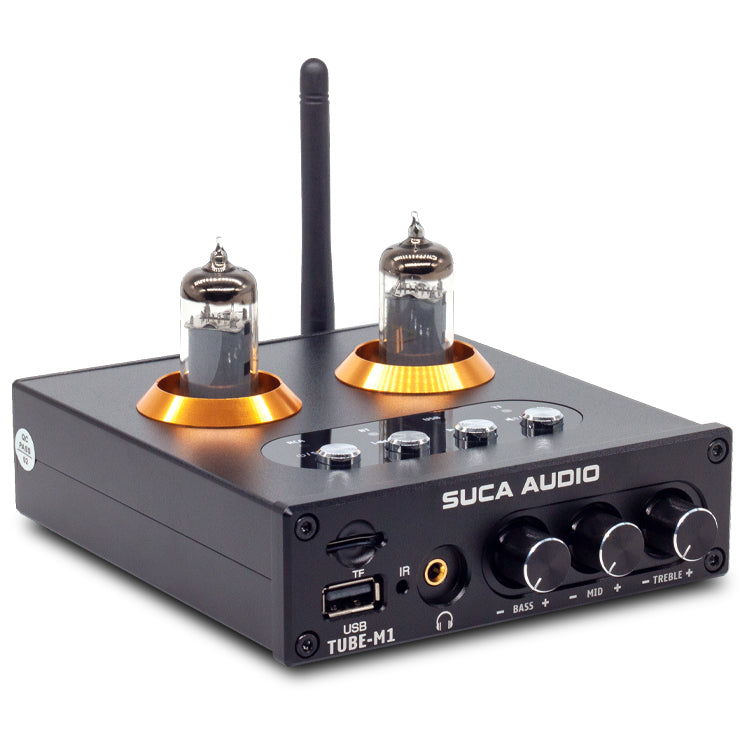 6K4 Vacuum Tube Preamp HiFi Stereo Audio Receiver NE5532 USB TF Card Music Player Headphone Amplifier WAV/APE/FLAC pcb assembly