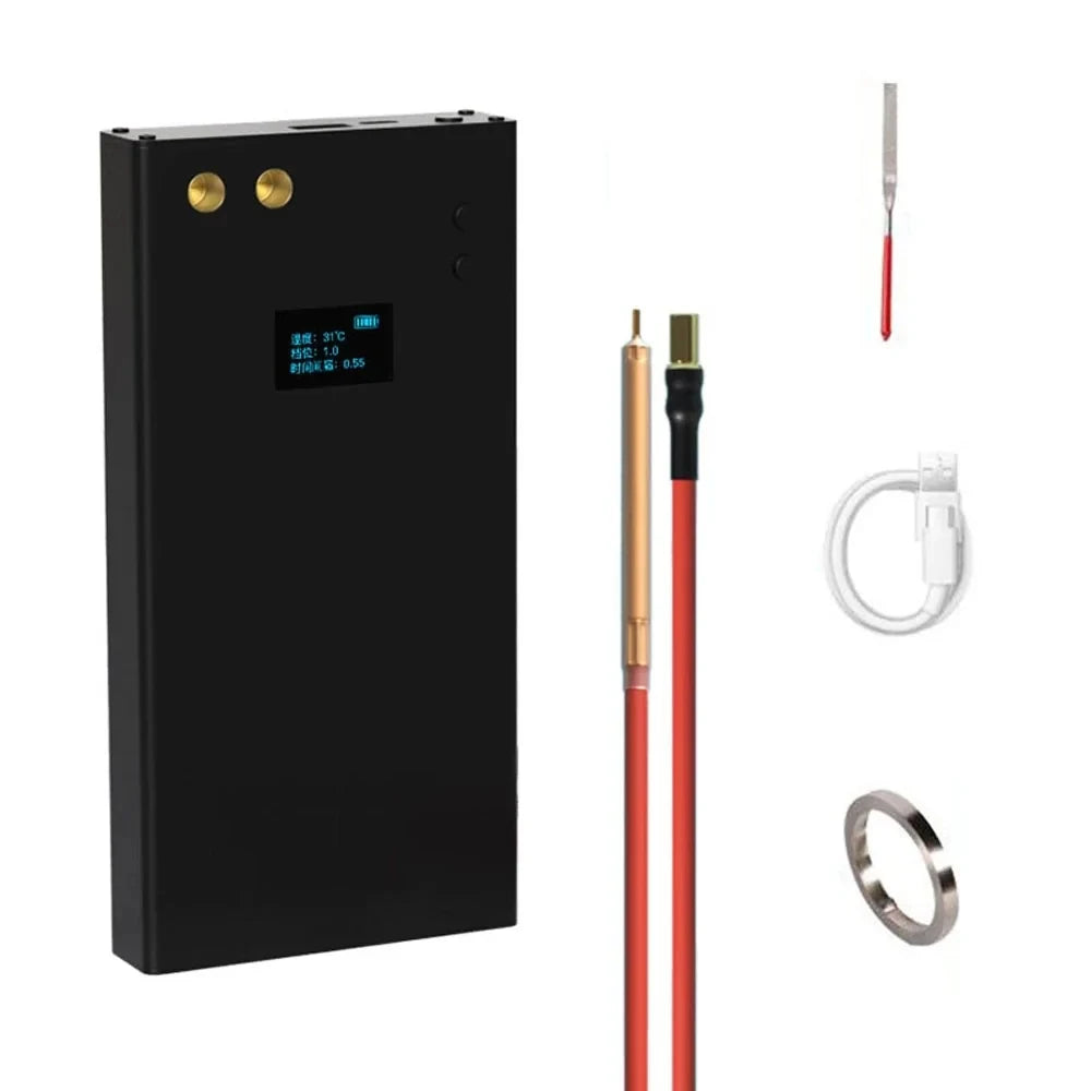 Custom Digital 70 Gears Adjustable Spot-welding Machine with 2.4A Fast-recharge Intelligent  Function OLED Color Display Spot Welder Manufacturer