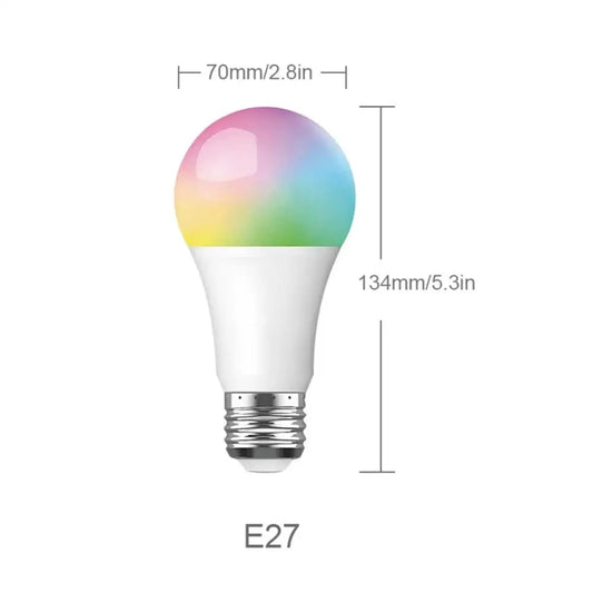 Custom LED bulb 10W / 7W / 9W Smart RGB Warning lighting Dimmer LED lamp smart bulbs control with Alexa Google smart light bulb Manufacturer