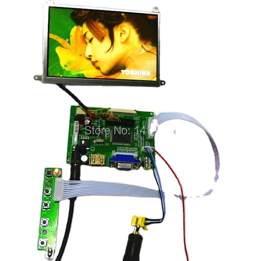 Custom HD + 2 av + VGA LCD driver board + 5.6 inch IPS LCD panel LTD056EV7F (1280*800) For raspberry pi model 4 Manufacturer