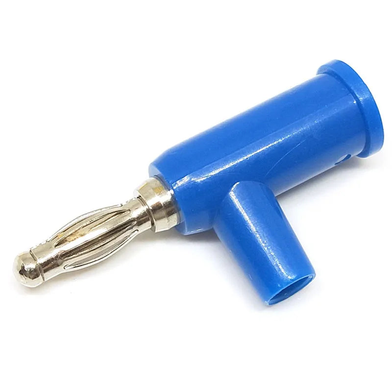 Custom Custom 5PCS/Lots Side Screw Connection 4mm Banana Plug Stackable Nickel Plated Speaker Multimeter Banana Plug Connector Manufacturer