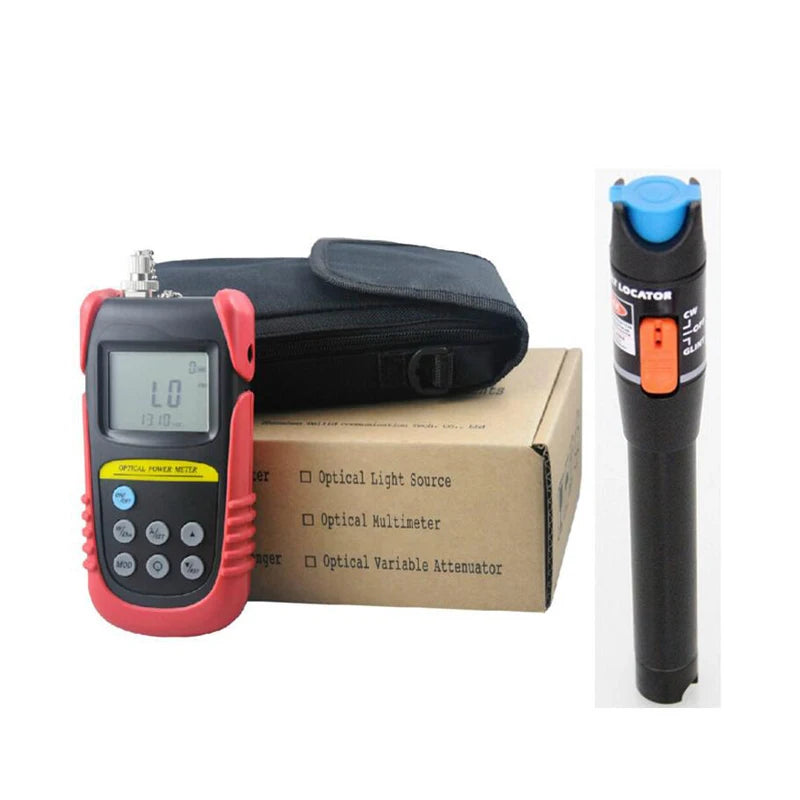 Custom 2 In 1 FTTH Fiber Optic Tool Kit with TLD6070 Optical Power Meter and 10MW Visual Fault Locator Red pen Use Ftth Manufacturer