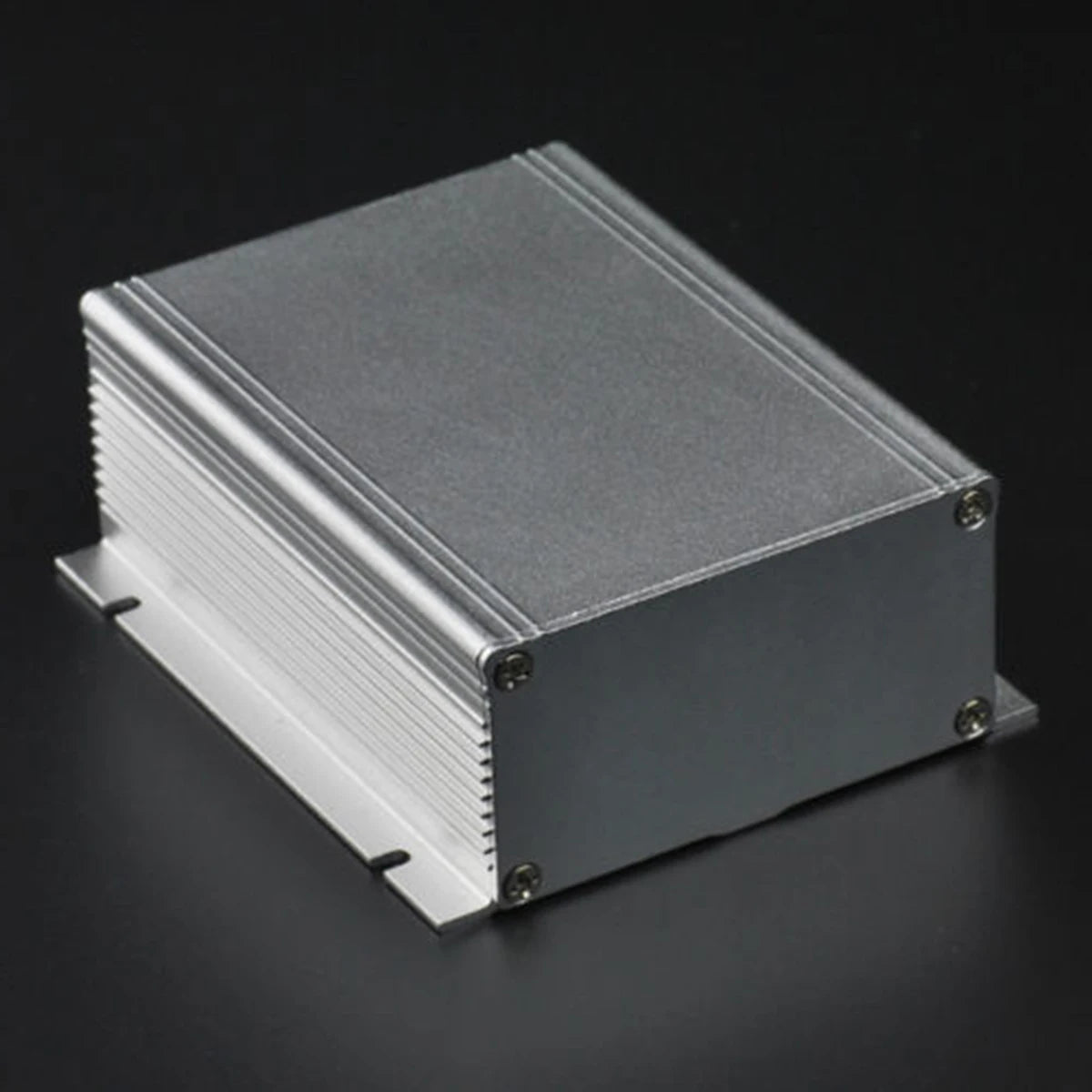 Custom Silver Extruded Aluminum Enclosure Electronic Power PCB Instrument Box Case 88x39x100mm Manufacturer