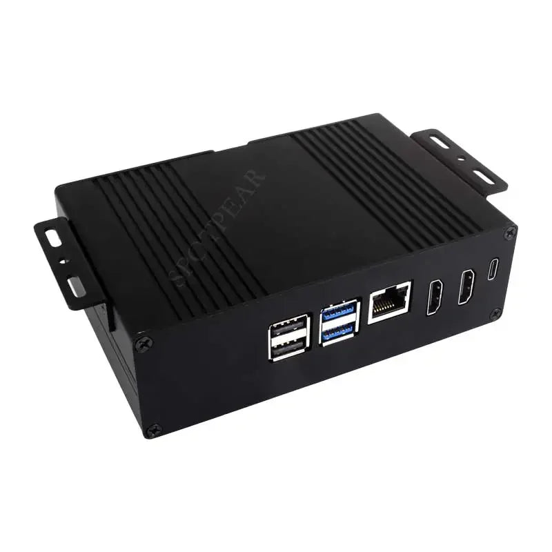Custom Raspberry Pi 5 Box Case Kit-C PCIe to M.2 NVMe SSD with for and Ethernet Ports All to Pi's USB Side