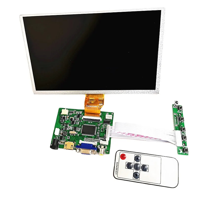 Custom 9 inch LCD panel+9 inch LCD display module resolution 1024 * 600 DYI kits for Raspberry Pi 3B 2 Car LCD module Manufacturer