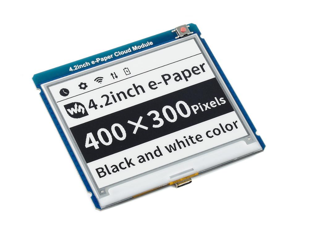 4.2inch E-Paper Cloud Module 400x300 WiFi Connectivity, Low Power Consumption Custom PCB pcba led relay