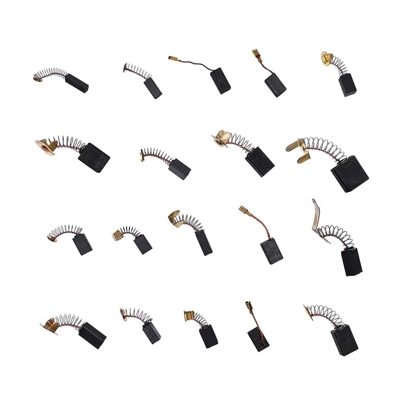 Custom 2pcs Carbon brush drill electric grinder replacement carbon brush graphite copper spare parts for electric motors graphite brush Manufacturer