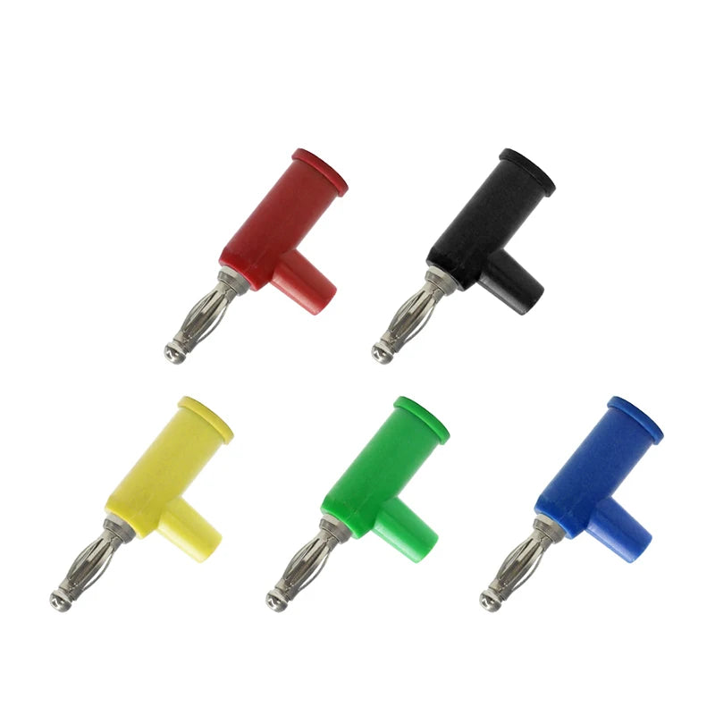 Custom Custom 5PCS/Lots Side Screw Connection 4mm Banana Plug Stackable Nickel Plated Speaker Multimeter Banana Plug Connector Manufacturer