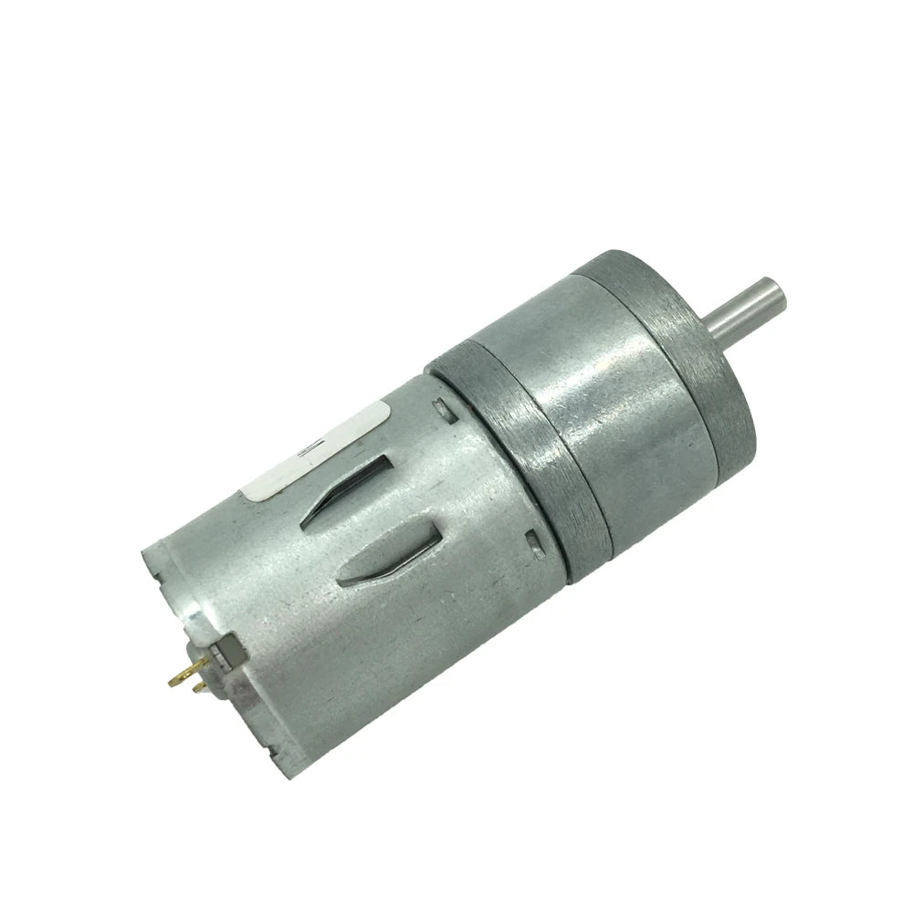 Custom Bringsmart DC Gear  Motor 6V 24V With Reversible Gearbox 7.5-1931RPM Electric Motor For Smart Part Car Mini Tools JGA25-370 Manufacturer