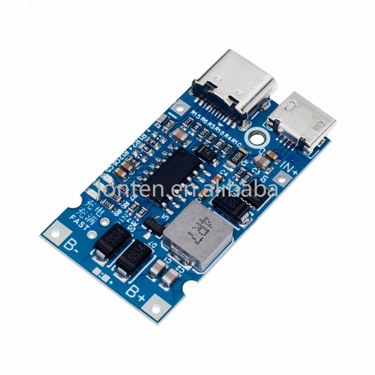 Custom Type-C USB 2S 3S 4S 5S BMS 4.5V-15V 18W 2A Lithium Battery Charging Module Support QC Fast Charge With Temperature Protection Manufacturer