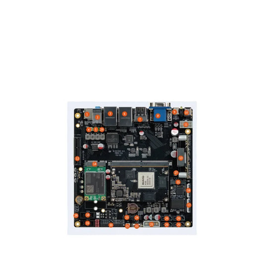 Custom PCBA ITX-3588J Rockchip RK3588 8K AI Mini-ITX Mainboard firefly Manufacturer