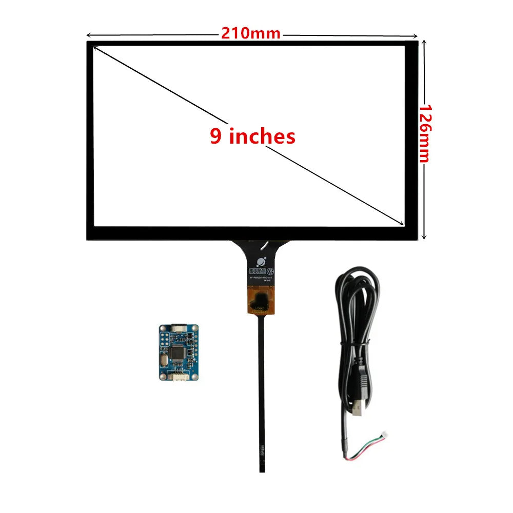 Custom 9 Inch 1024*600 LCD Display Screen Driver Control Board HD-Compatible VGA AV Digitizer Touchscreen For Raspberry Pi PC Monitor Manufacturer