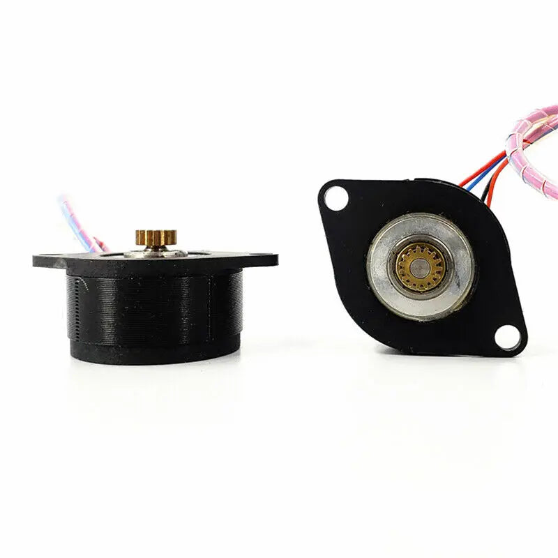 Custom MOONS Micro 36MM Round 14HK2401 Stepper Motor 0.9 Degree 2-Phase 4-Wire 13 Ohms 15 teeth Brass Gear for Printer CNC Robot Manufacturer