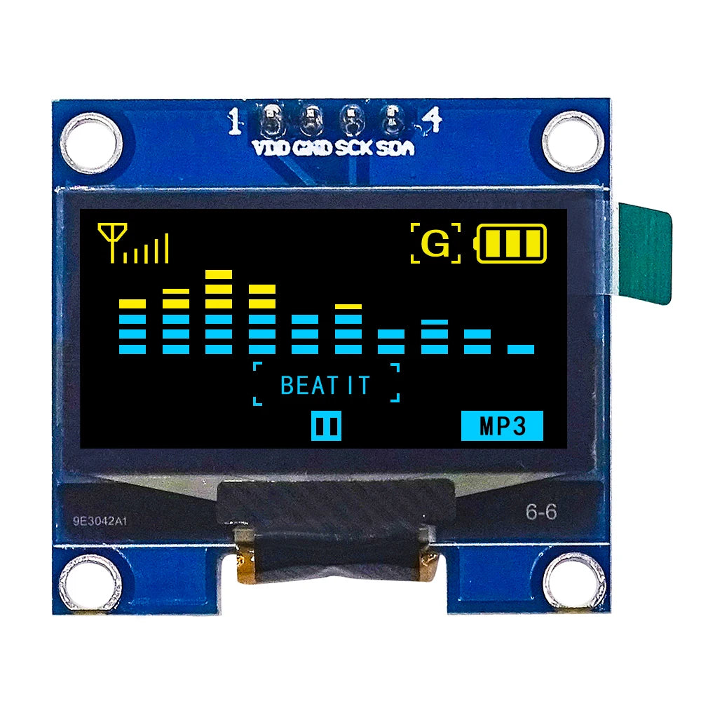 Custom 1.3" OLED Module 1.3 inch Display Module White/Blue 128X64 IIC I2C Communicate Color 1.3 Inch OLED LCD LED Display Module Manufacturer