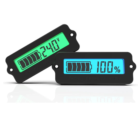 Custom 12V LY6W Lead Acid Battery Capacity Indicator Blue LCD Digit Display Meter Lithium Battery Power Level Detector Tester Manufacturer