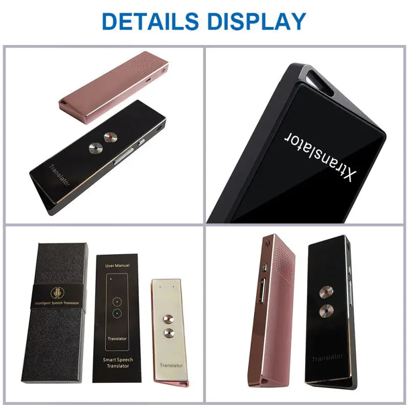 Custom Portable X9 Smart Voice Translator Instant Real Time Translator 40+ Language Translation Speech Translator with Hand Strap Manufacturer