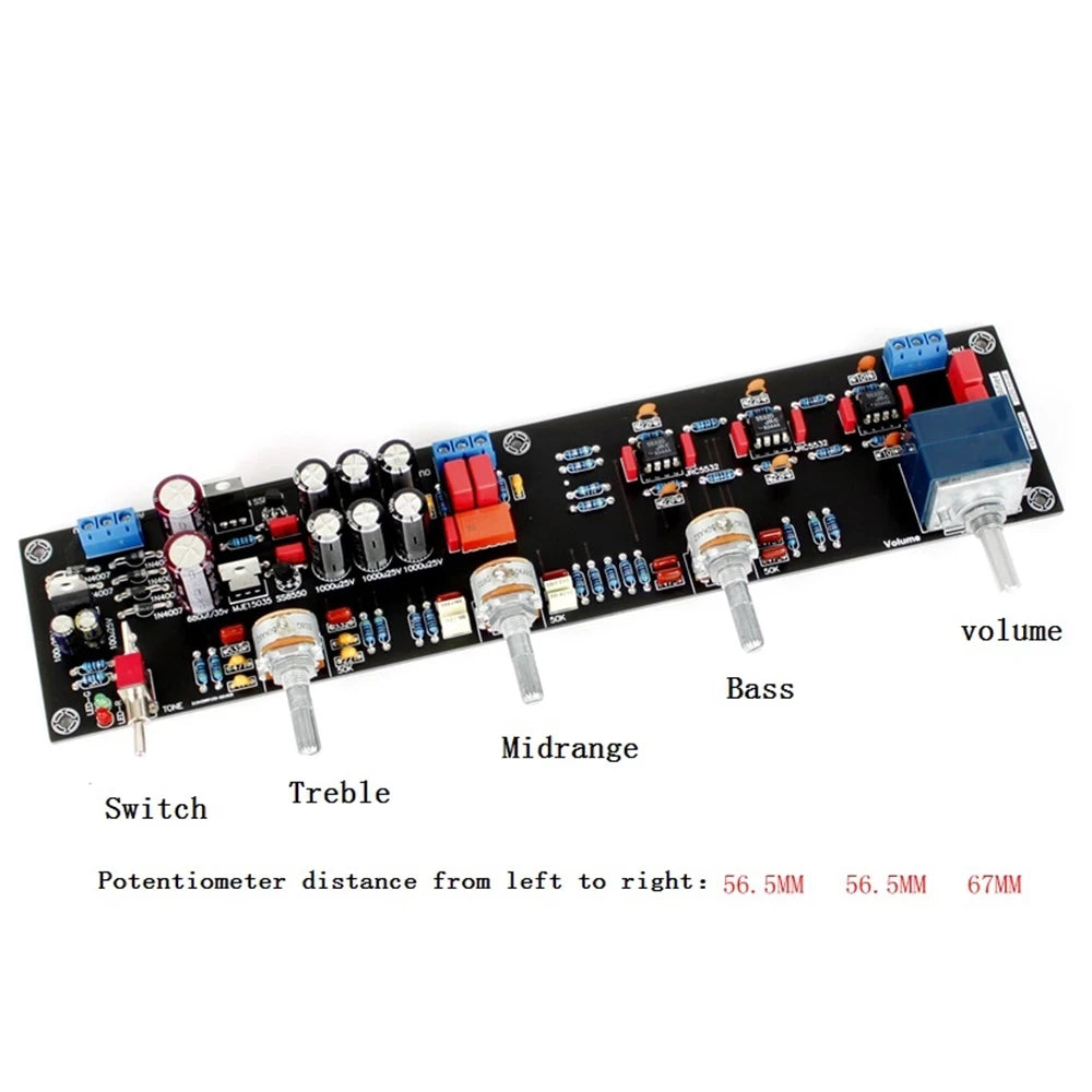 Custom A8 Luxury Tone Board JRC5532+ALPS27 Type Potentiometer Preamplifier modules Manufacturer