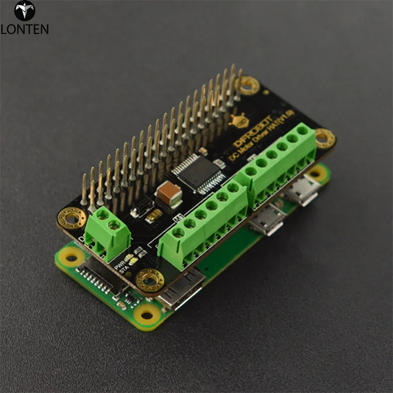 Custom Raspberry Pi DC Motor Driver HAT(V1.0) Support 2-way DC Motor Manufacturer