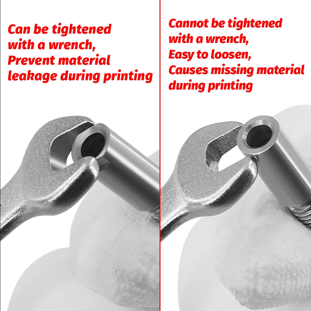 Custom 3D Printer Chimera Extruder Bore 4.1mm Heat Break V6 Dual Hotend J-Head Throat Length 22mm 1.75mm 3mm Filament For Sidewinder X Manufacturer