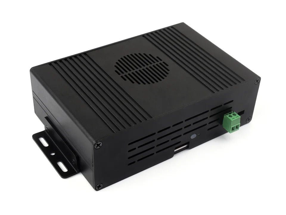 Waveshare's Multifunctional All-in-One Mini Computer Kit for Raspberry Pi 5 Aluminum Alloy Case PCIe Adapters for Processor