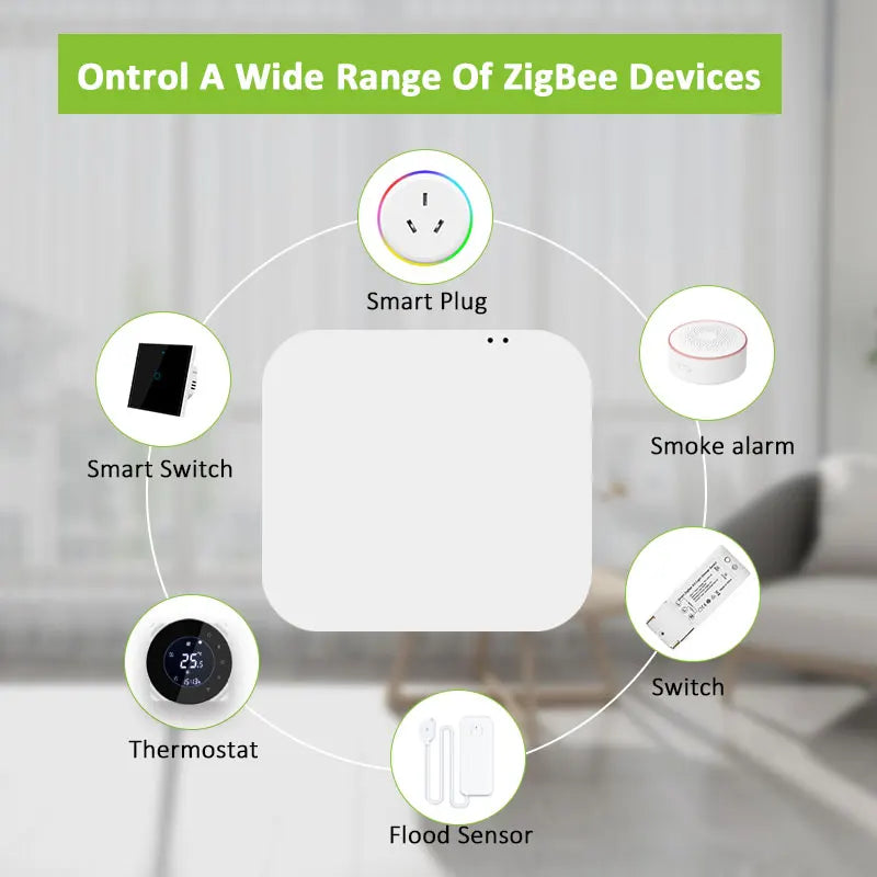 Custom Smart Home Bridge Smart Life APP Wireless Remote Controller Works with Alexa Google Home Smart Hub tuya Zigbee gateway Manufacturer