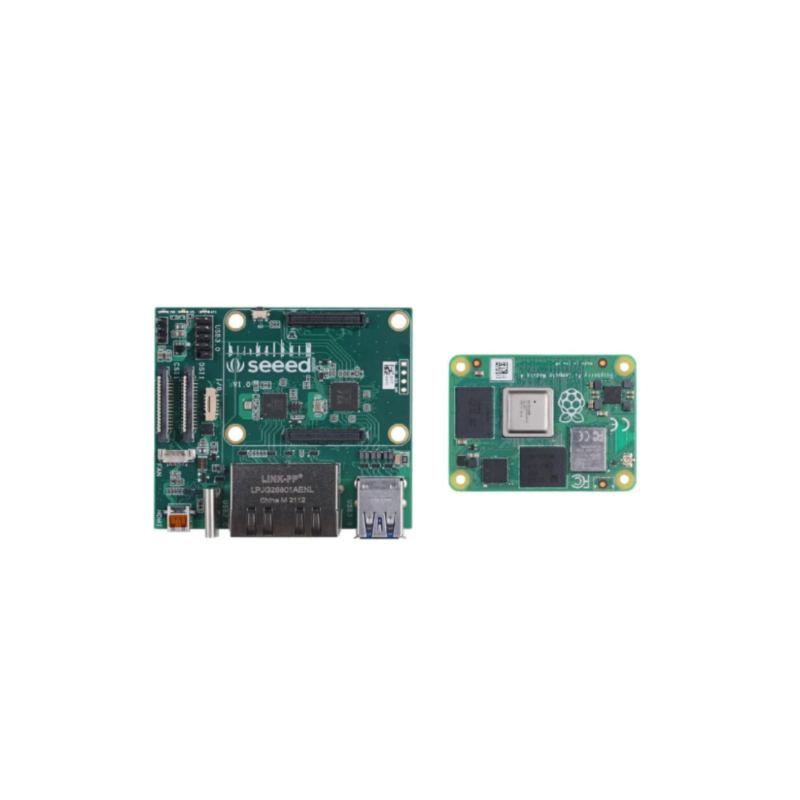 Dual Gigabit Ethernet Carrier Board for Raspberry Pi CM4 with 4GB RAM/ 32GB eMMC  Custom PCB pcba ballast minatore pcba