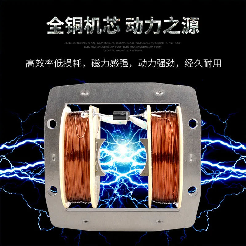 Custom Art product oxygen pump mute fish tank aeration pump aquarium fish breeding high-power aerator aquaculture oxygen mechanism oxyg Manufacturer