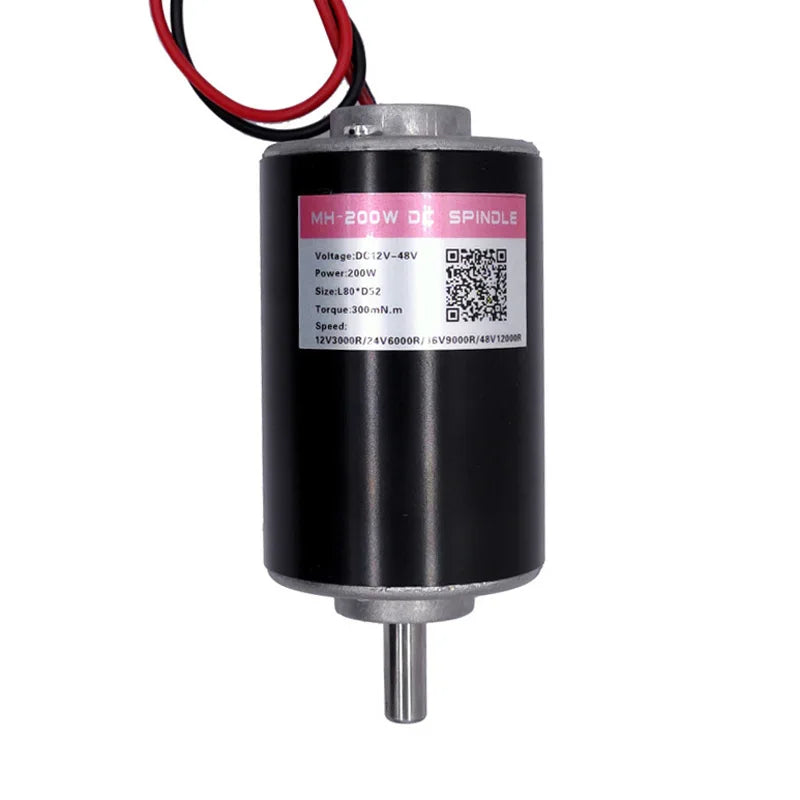 Custom 200W engraving machine spindle motor cnc 0.2KW spindle dc motor CNC Engraving Machine ER11 collets Manufacturer