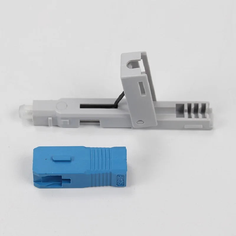 Custom 100PCS SC UPC-1803 FTTH Optical fibe quick connector SC UPC FTTH Fiber Optic Fast Connector SC Fiber Assembly connector Manufacturer