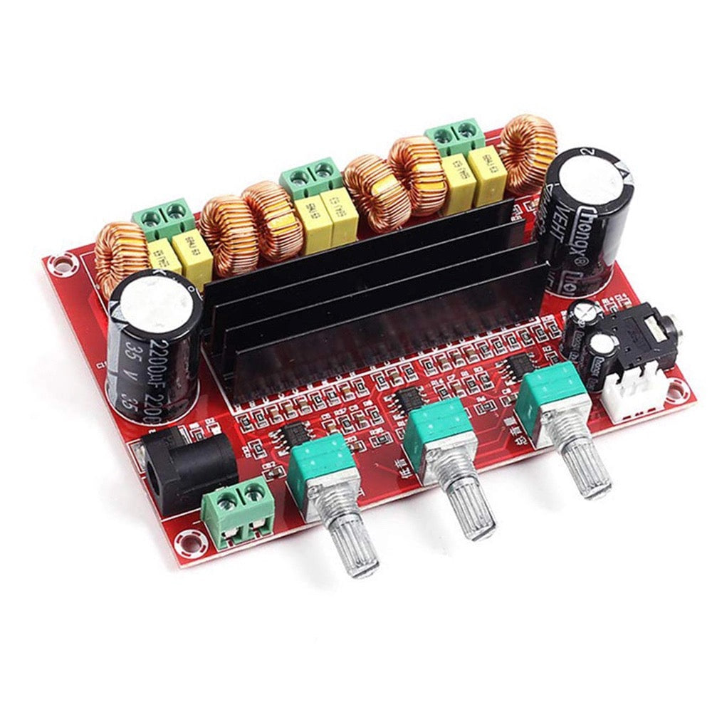 2.1 Channel Subwoofer audio Amplifier Board 100W+2*80W TPA3116D2 power Digital Stereo AMP hifi DC12-24V audio amplifier board Customize