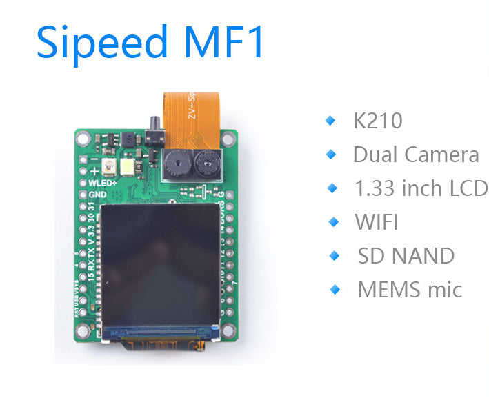 Sipeed MF1 AI+IoT Offline Live Face Recognition Module K210 Custom PCB allwinner pcba extension pcba customize