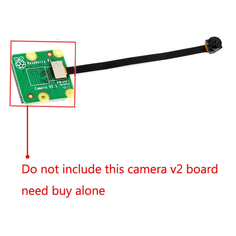 Custom Raspberry Pi Camera IMX219 Camera Module for the official Raspberry Pi Camera Board V2, 77.6 degree Manufacturer