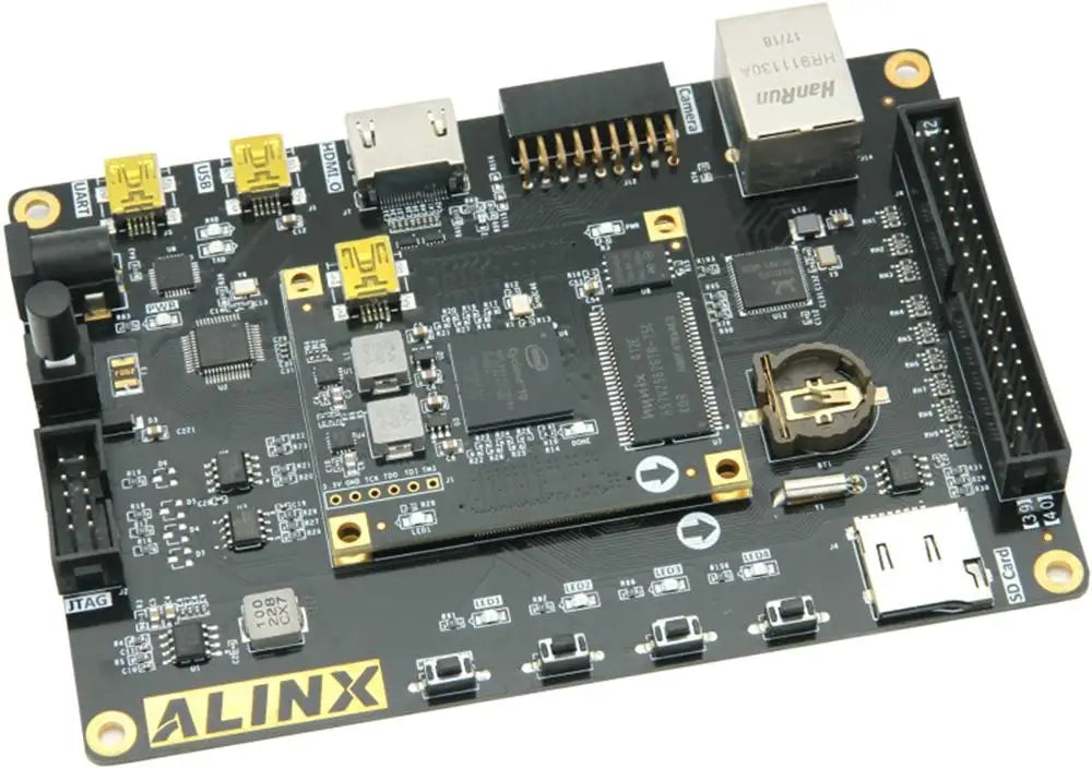 Custom AX1006 Brand Intel ALTERA FPGA Development Board Cyclone 10 10CL006  Gigabit Ethernet  CMOS Camera Interface  Custom PCB Manufacturer