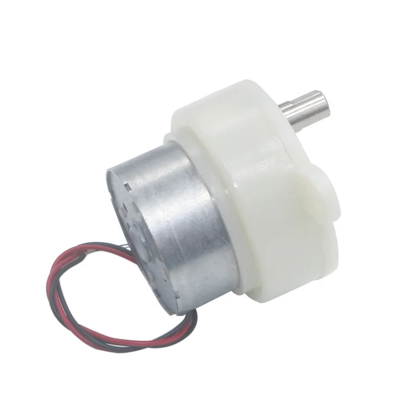 Custom JS-30 Gear Electric DC Motor  6V 5RPM Double Flat Shaft Plastic  Mute Reducer Eccentric Low Speed Manufacturer