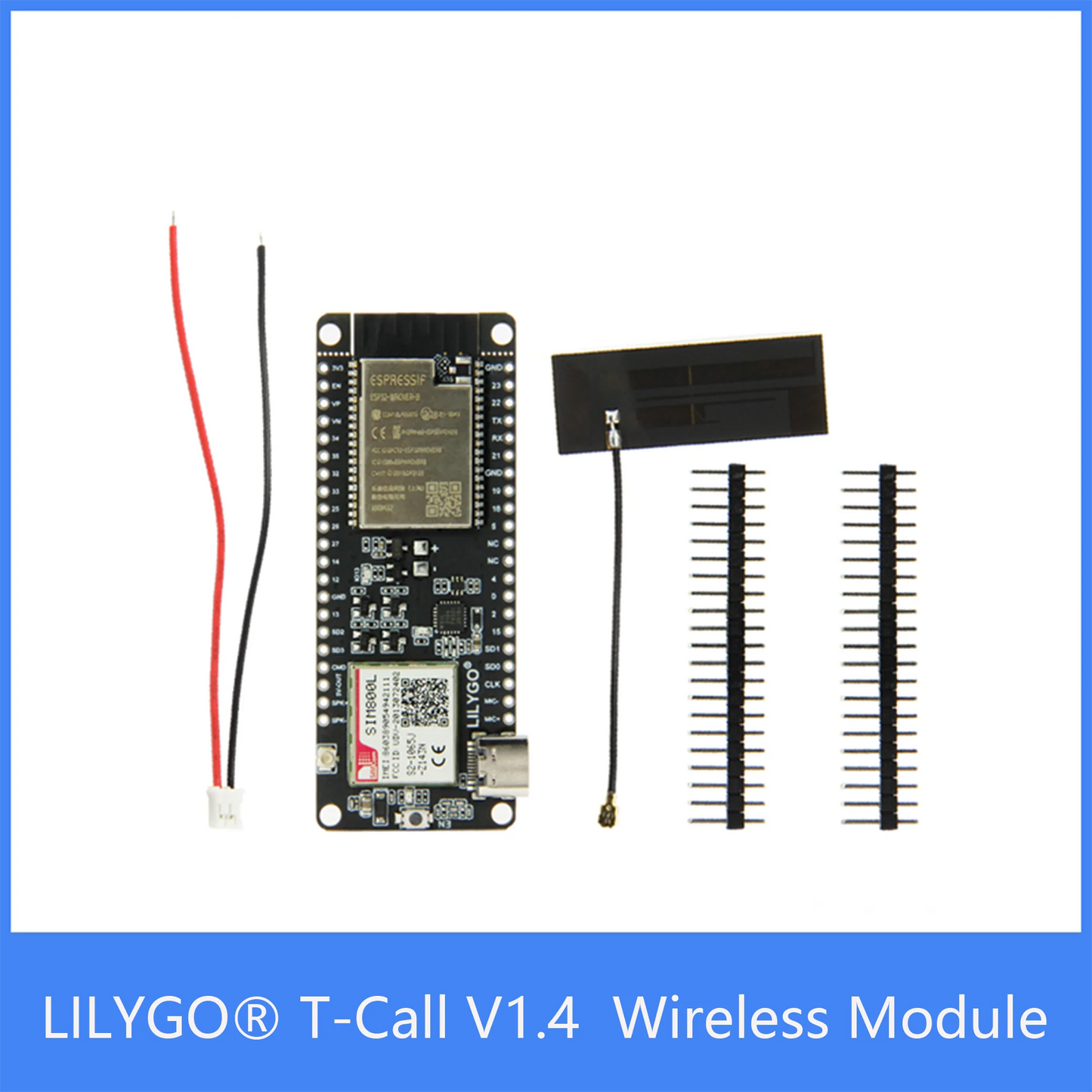 Custom Custom TTGO T-Call V1.4 / V1.5  ESP32 Wireless Module SIM Antenna SIM Card SIM800L Module Manufacturer