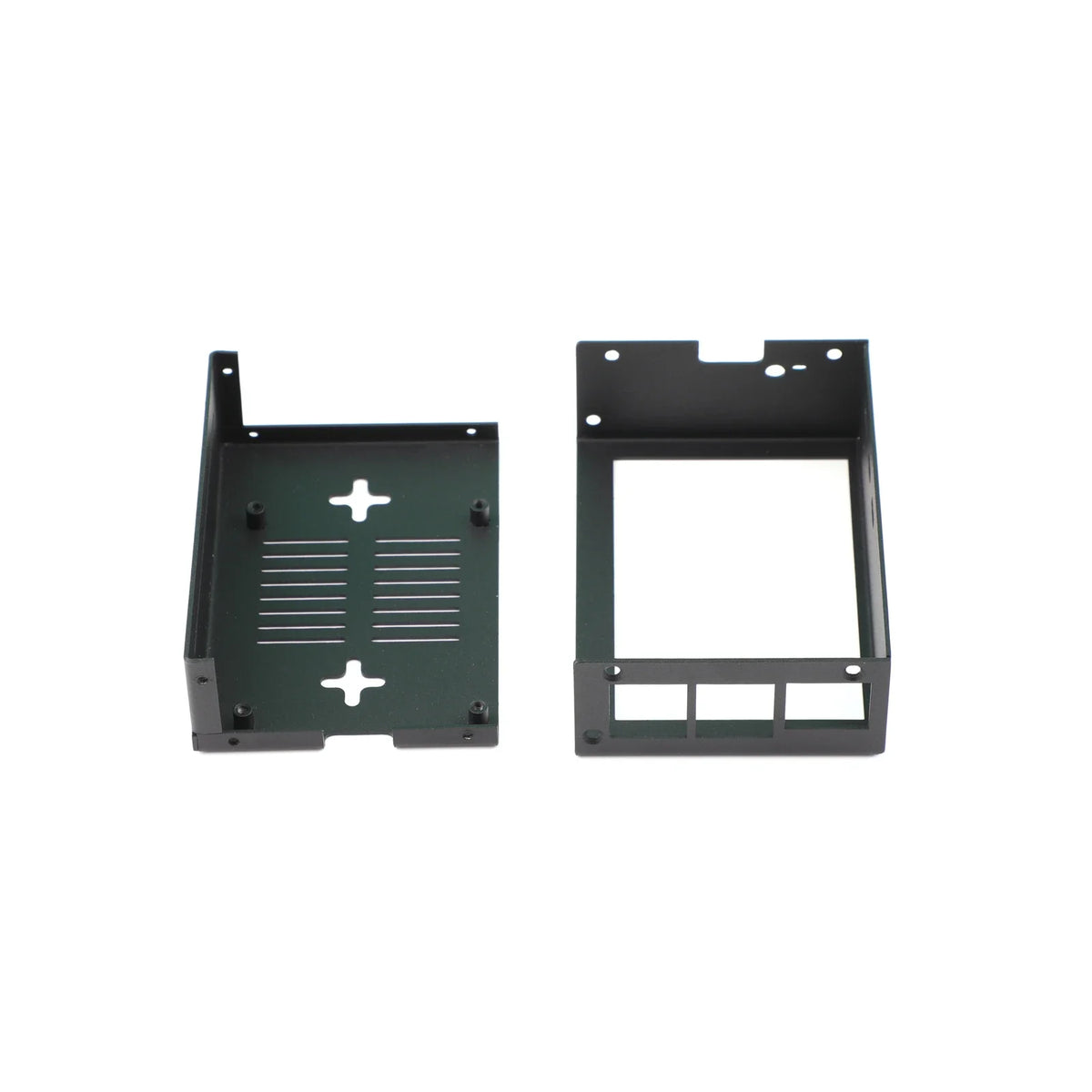 Metal Protective Case Cover Box Shell Enclosure Compatible With 3.5in Screen + Raspberry Pi Active Cooler Fan For Raspberry Pi 5