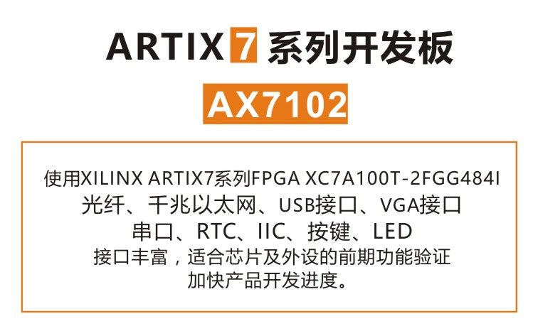 Alinx XILINX A7 FPGA Black Gold Development Board core Board ARTIX-7 100T AX7102 Custom PCB pcba scheme