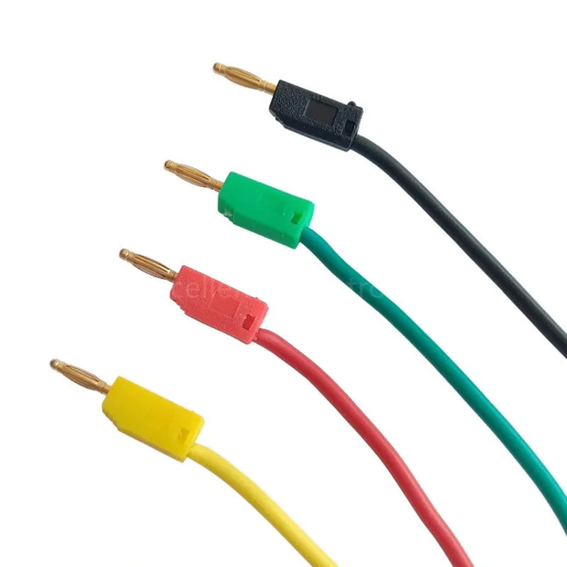 Custom Custom High Quality 2mm Banana Plug Silicone Wire 24AWG K2 Test Cable Double  Experiment Short Route Can Be Overlapped Manufacturer