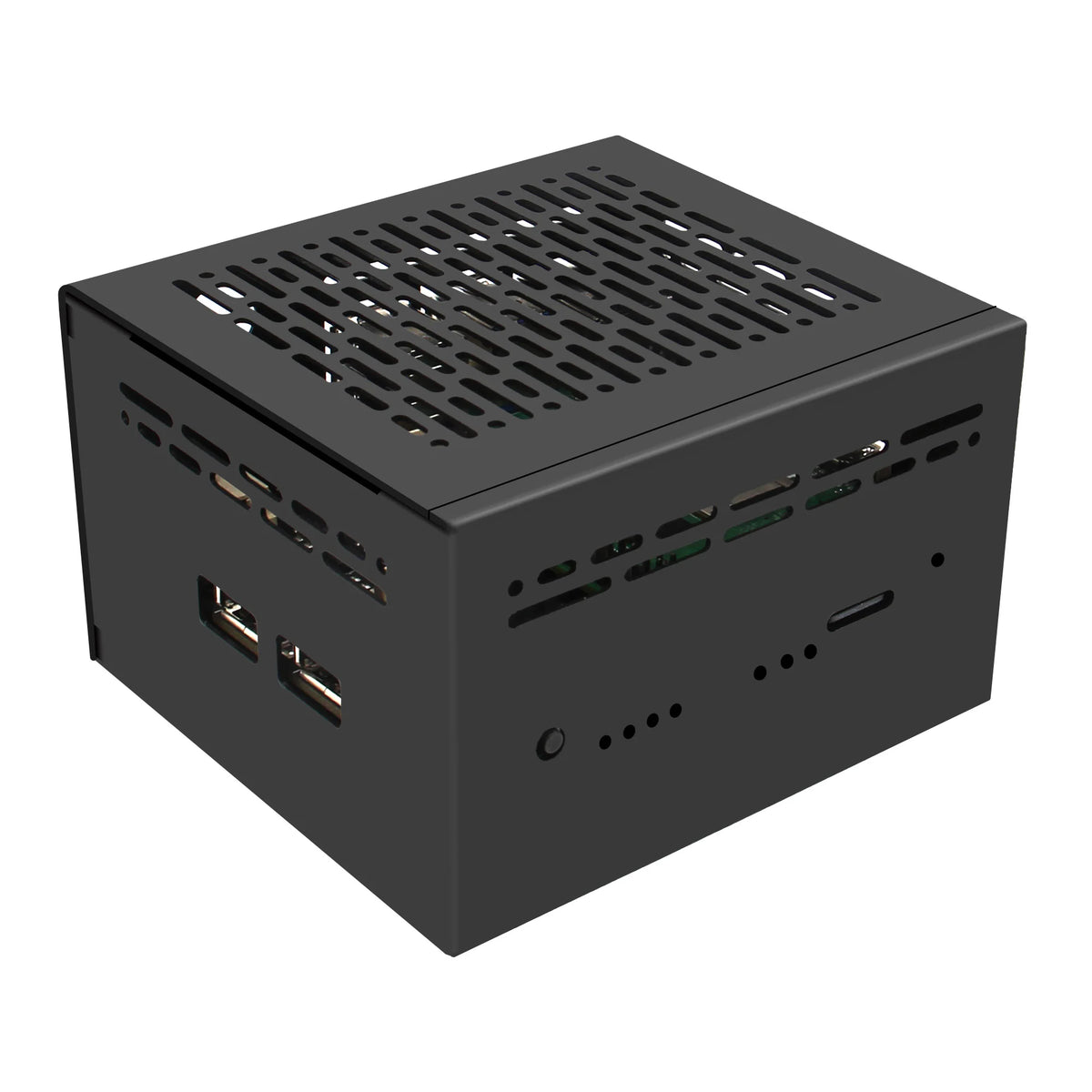 Custom  X1202-C1 Metal Case for Raspberry Pi 5 & X1202 UPS Board