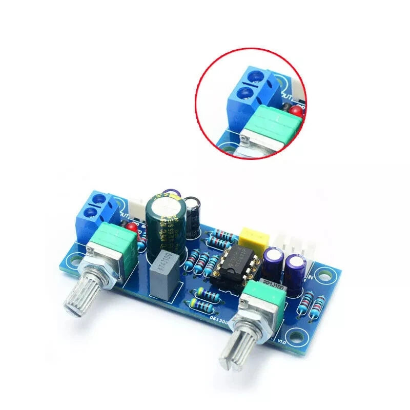 Custom Low Pass Filter Bass Subwoofer Pre-AMP Amplifier Board Dual Power NE5532 Low Pas modules Manufacturer