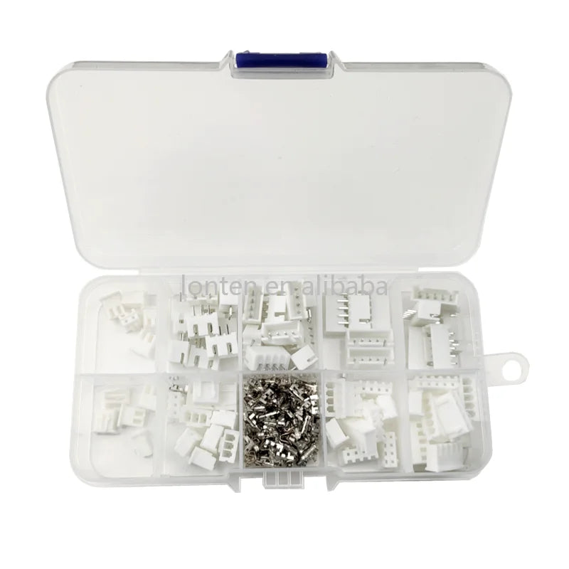 Custom 230pcs/Box XH2.54 Spacing 2.54mm Connector Straight Pin 2p3p4p5p Plug + Pin Base + Terminal Connector Manufacturer