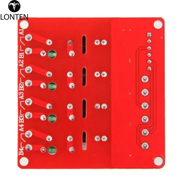 Custom pcb assembly and remote control circuit board 94v0 pcb boards maker 5v 4ch 4 way Solid State Relay Module Manufacturer