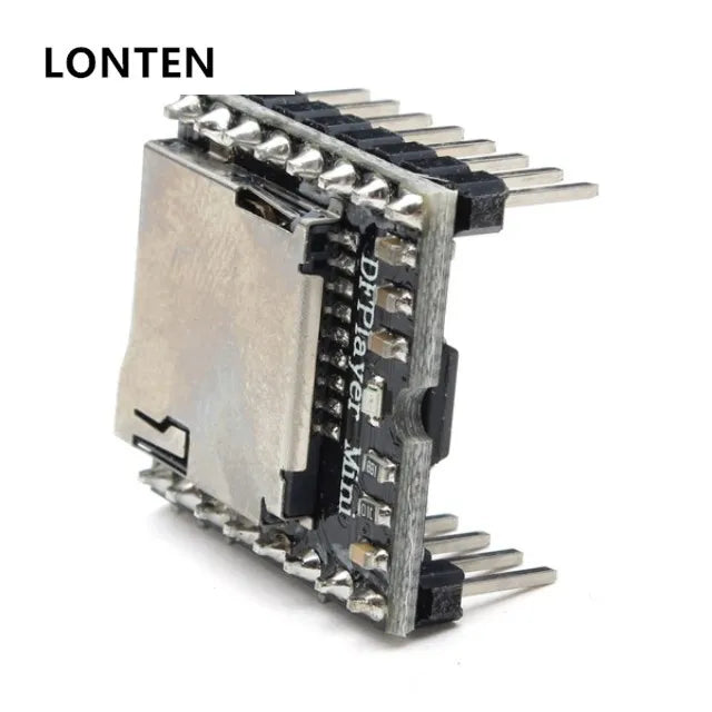 Custom Lonten 100Pcs/lot Mini MP3 Player Module DFPlayer MP3-TF-16P Support MP3/WAV/WMA TF Card FAT16/32 with Simplified Output Manufacturer