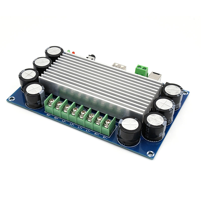 TDA7388 Car 4*50W  5.0 Audio Power Amplifier Board Automotive AMP Class AB Stereo Home Theater Amplifiers USB AUX pcb assembly customize