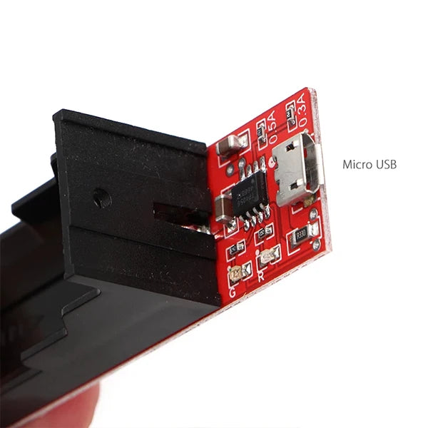 Custom 1 slot 18650 Battery Charging Holder Charging Board TP4056 0.3A / 0.5A / 0.8A with Protection Board Manufacturer