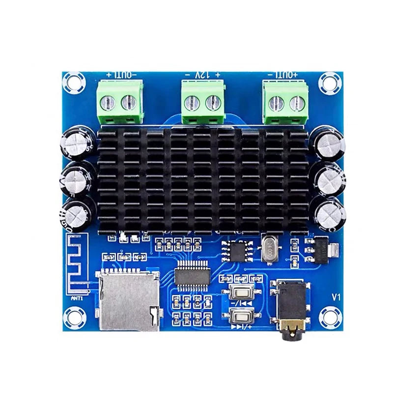 Custom TDA7297 2*15W Class AB Amplifier Board Stereo Dual Channel AUX / TF Card Amp audio amplifier board pcb assembly Manufacturer