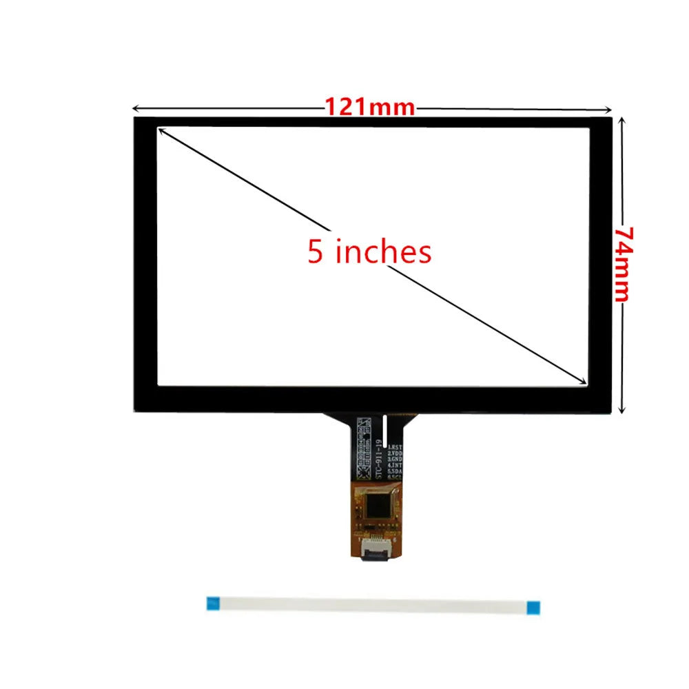 Custom 3.5/4.3/5/6.5/7/8/9 Inch Universal Capacitive Touchscreen Digitizer For Car Navigation Multimedia Touch Panel Glass Manufacturer