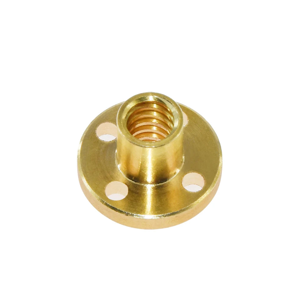 Custom 3D Printer Accessoris Copper Trapezoidal Lead Screw Nut T8 pitch 2mm for Lead 2/8mm screw stepper motor rail screw CNC Manufacturer