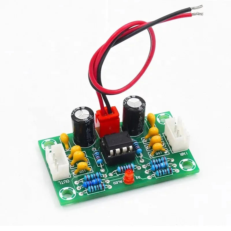 Custom Mini NE5532 tone Preamp Board Audio equalizer Preamplifier Tone Control Pre audio amplifier board DC 12-30V pcb assembly Manufacturer